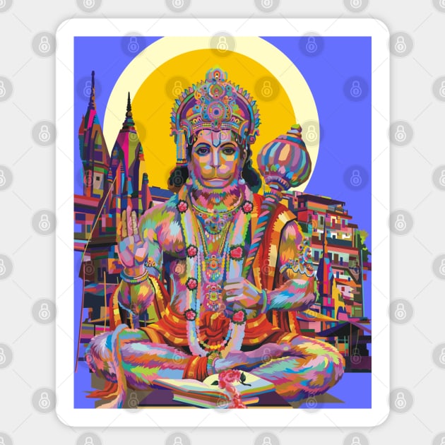 Hanuman Magnet by Suroto